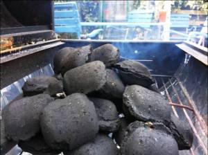 coal Spark up the barbie