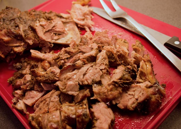 Moroccan slow roast lamb - falls off the bone