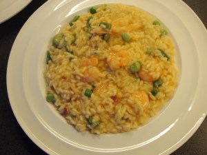 A plate of summer risotto A plate of summer risotto