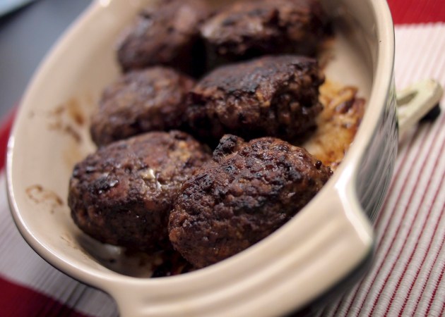 Faggots in the oven dish