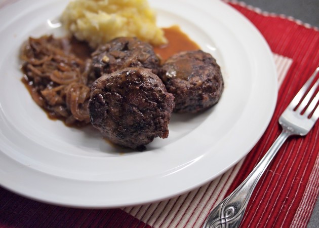 Faggots on the plate