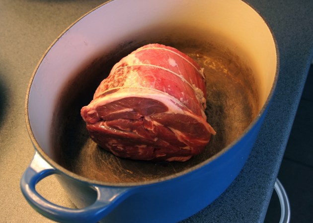 Pot roast mutton or lamb