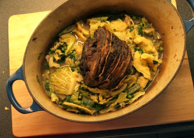 Pot roast mutton or lamb