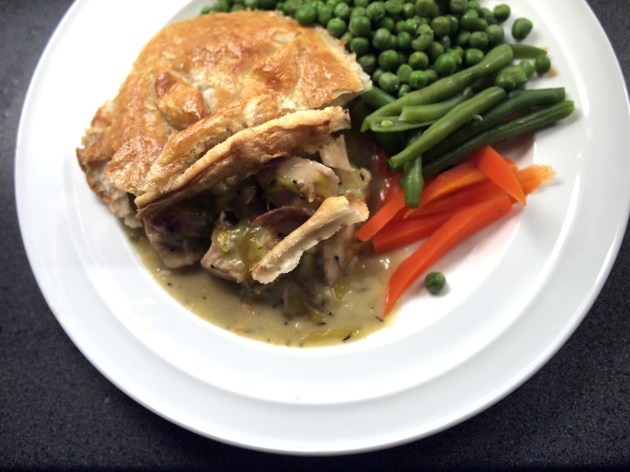 On the plate - Turkey and Ham pie