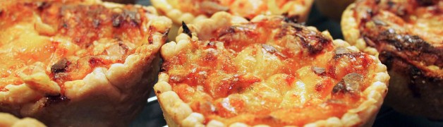 Onion tarts - fresh from the oven