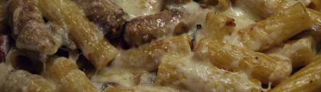 Sausage pasta bake