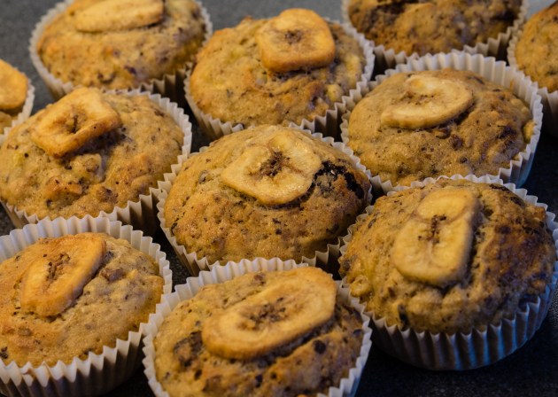 Banana nut muffins
