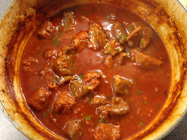 Beef and chorizo stew